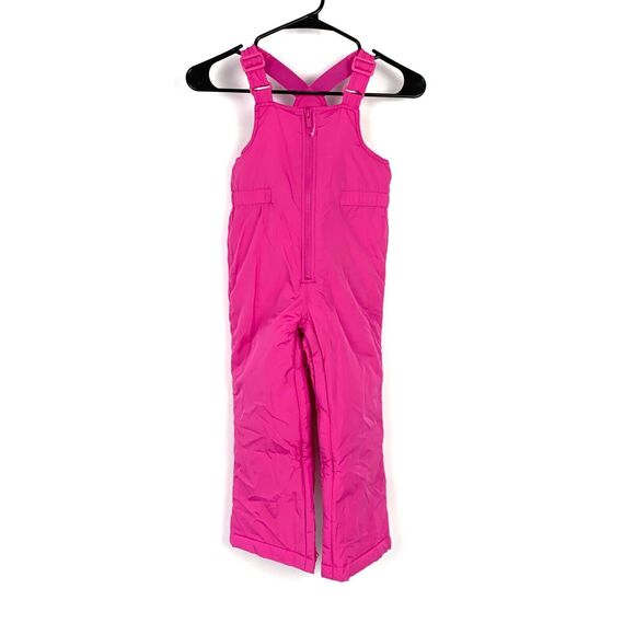 Gap Kids Pink ColdControl Max Snow Pants Coveralls Bibs Size 5 - Picture 1 of 4